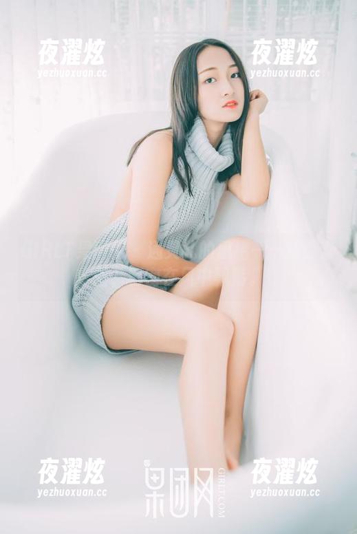 GIRLT果团网 - 通灵儿的思绪——精选套图，秘密在风中飘荡。