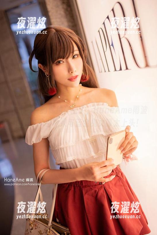 不可思议的私拍产生了，HaneAme雨波图片中的白枪呆与蓝金兔女郎太上头！