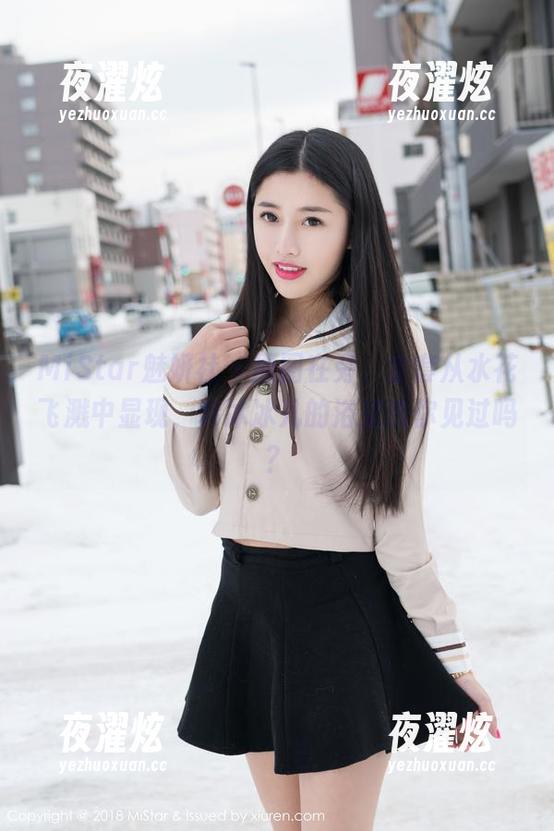 MiStar魅妍社 - 原图在旁，全套从水花飞溅中显现，韩冰冰儿的浴室秀你见过吗？