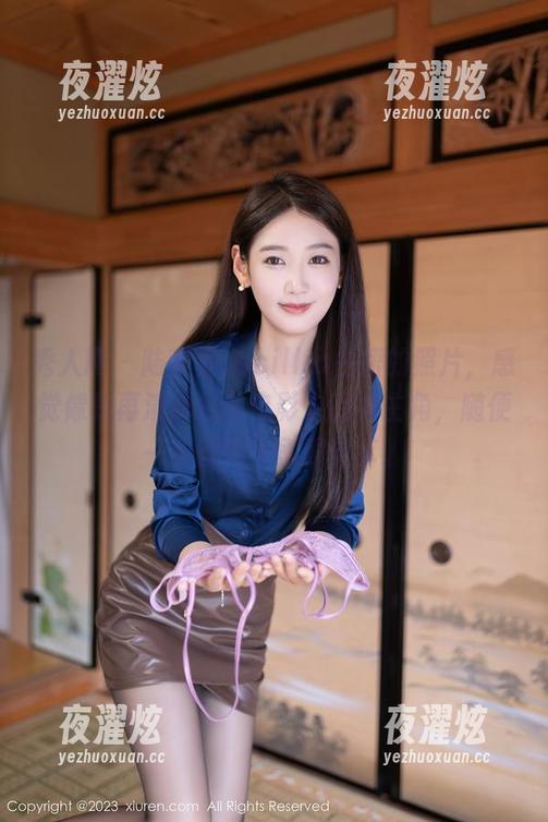 秀人网 - 陆萱萱cecillia白裙的照片，感觉像是再演绎经典电影中的女主角，随便一张都能当剧照分享。